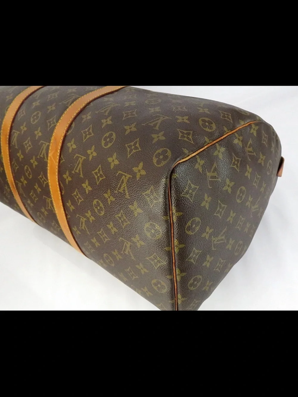 Louis Vuitton Monogram Canvas Duffle Bag in Brown and Tan